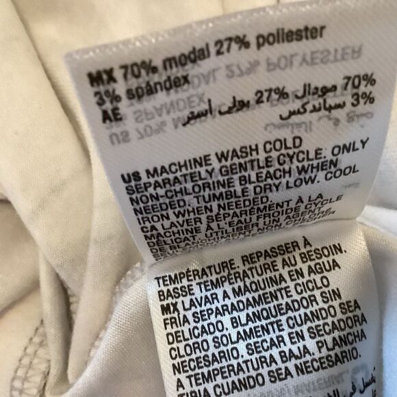 NWT. Jenni Brand Women’s Size L Short Sleeve PJ Top in Marled Grey Print - Picture 11 of 12